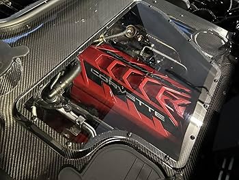 CRページ Amazon.com: Genuine Carbon Fiber Engine Hood Cover for